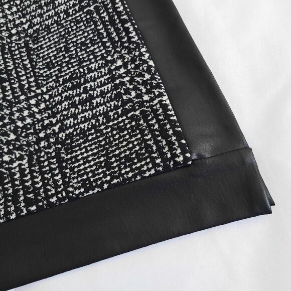 ANNE KLEIN Plus Size B/W Mock Neck Sleeveless Tunic ~ 3X NWT - Picture 6 of 8